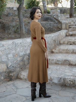 Ochra Knitted Wrap Dress